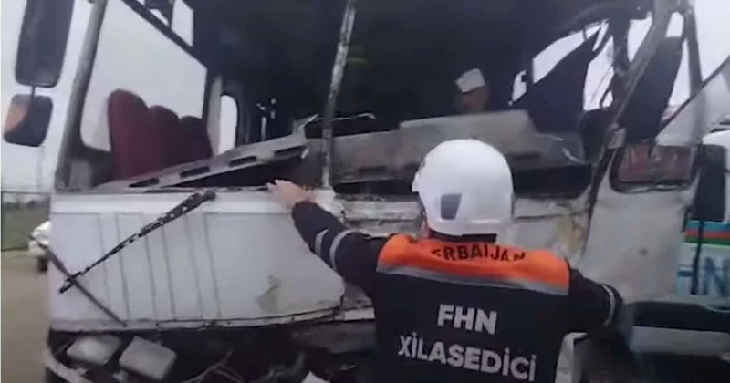 Bakıda dəhşətli avtobus qəzası VİDEO
