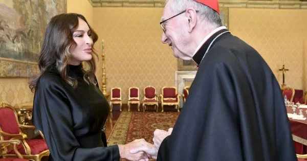 Mehriban Əliyeva Vatikanın dövlət katibi ilə görüşüb Nələr müzakirə olunub? (FOTO)