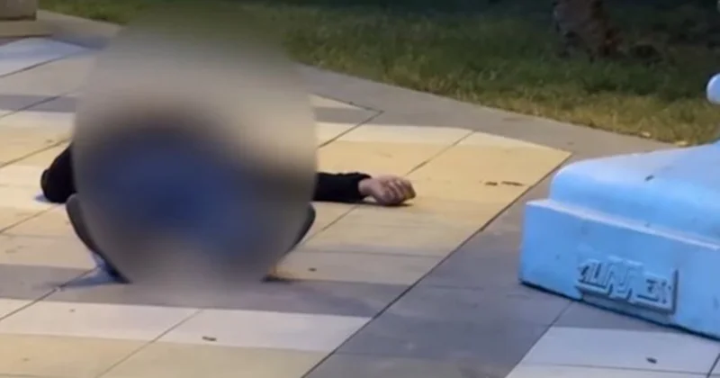 11 uşaq atası parkda öldü Foto