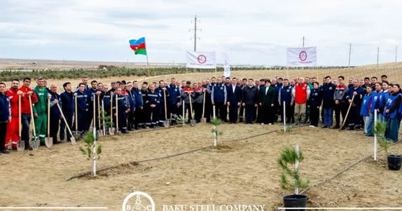 Baku Steel Company укрепляет вклад в защиту окружающей среды: высажено около 3000 деревьев