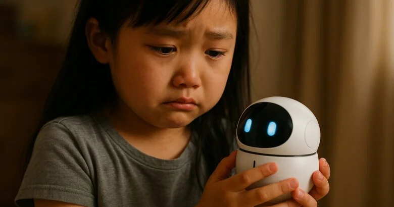 Robot azyaşlı dostu ilə kövrək şəkildə vidalaşıb