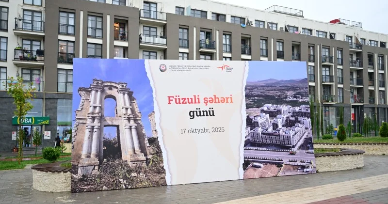 Füzuli Şəhəri Günü geniş konsert proqramı və atəşfəşanlıqla başa çatıb