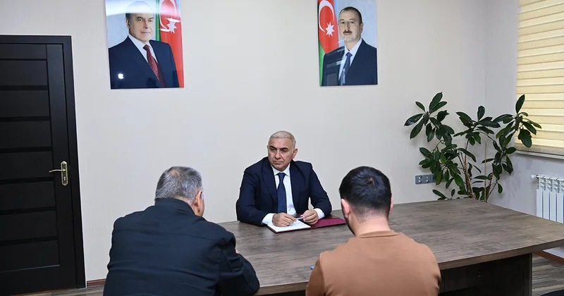 Vüqar Əhmədov Şamaxıda vətəndaşları qəbul etdi