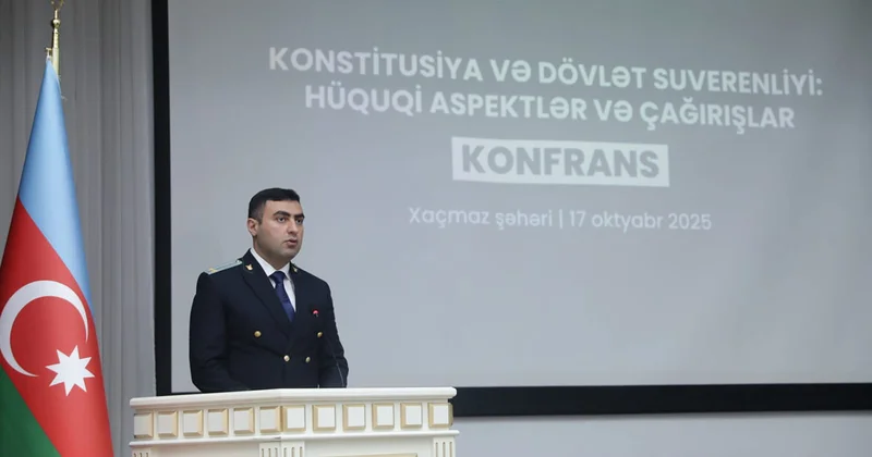 Baş Prokurorluq Xaçmazda konfrans keçirdi Fotolar