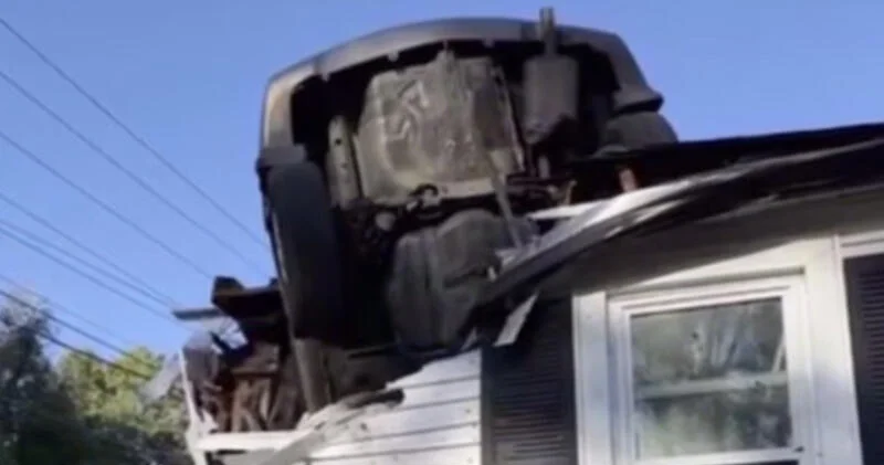 Самая нереальная авария года ВИДЕО