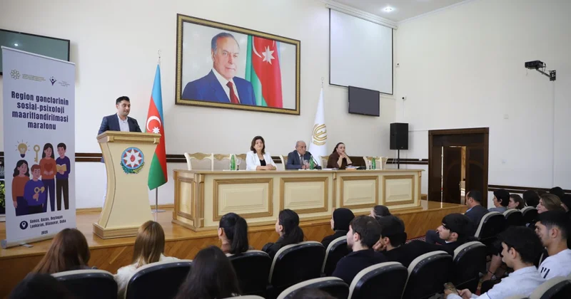 “Region gənclərinin sosial psixoloji maarifləndirilməsi marafonu” GDU da tədbir