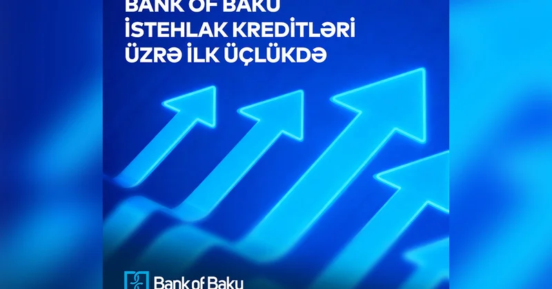 “Bank of Baku” istehlak kreditləri üzrə TOP 3 də yerləşdi