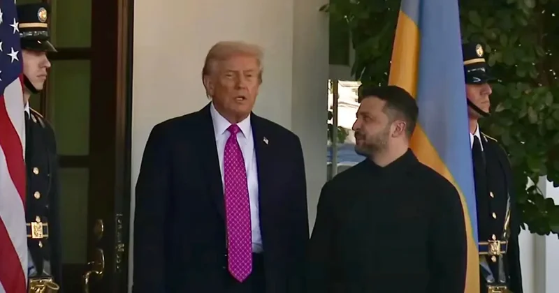 Donald Tramp ilə Volodimir Zelenski arasında görüş keçirilir