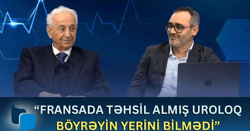 Səhiyyəmizin qorxunc diaqnozu Professor inanılmaz faktlar açıqlayır VİDEO
