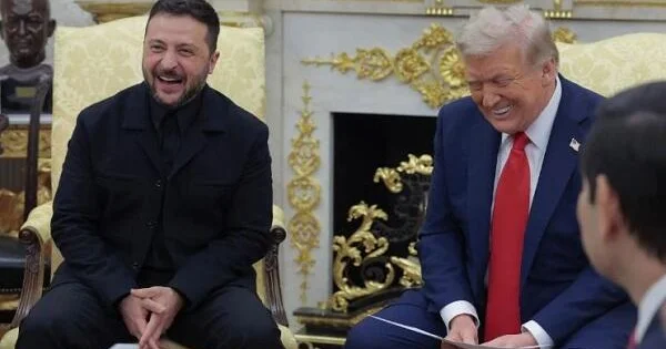 Zelenski Trampla görüşə gəldi