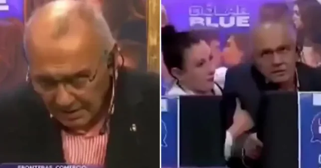 Canlı yayımda halı pisləşdi, qəfil öldü VİDEO