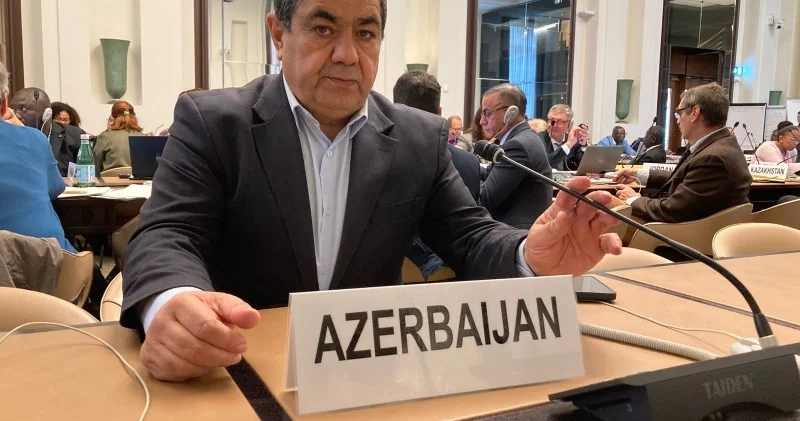 Rafiq Verdiyev Cenevrədə Xəzərin səviyyəsinin enməsindən danışdı
