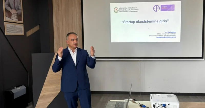 BDU da ustad dərsi: “Startap ekosisteminə giriş”