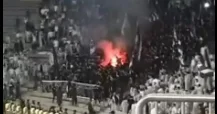 Neftçi azarkeşləri məşəl yandırdı (Video)