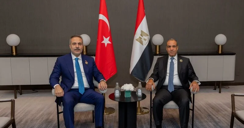 Hakan Fidan misirli həmkarı ilə görüşdü