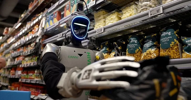 Danimarkada robotlar supermarketlərdə gecə növbəsinə hazırlaşır