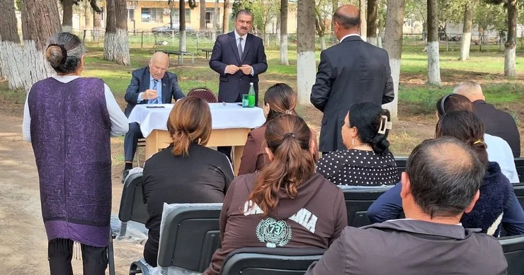 Səyyad Aran İmişlidə səyyar qəbul keçirib FOTOLAR