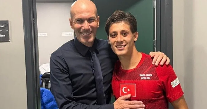 Arda Zidanla fotosunu paylaşdı Mbappedən şok cavab gəldi