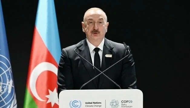 İlham Əliyev: “Makronun vəhşi neokolonializmi iqlim dəyişikliyi ilə mübarizəni əngəlləyir”