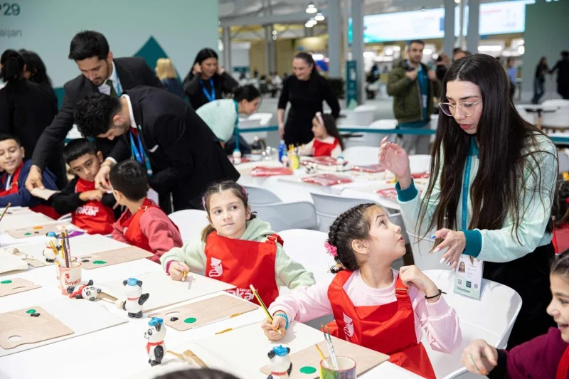 “Shokki Mokki” markası COP29 çərçivəsində şəhid övladları üçün ustad dərsləri təşkil edir