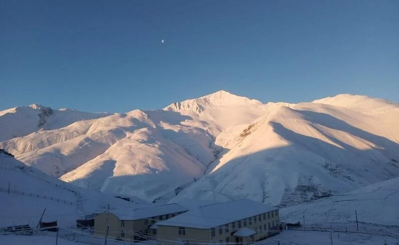 Bu rayonlara qar yağdı Faktiki hava