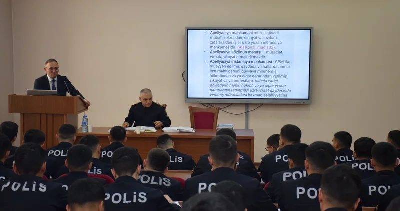 Polis Akademiyasında təcrübəli mütəxəssislərin iştirakı ilə interaktiv dərslər keçirilib
