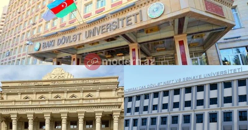 Azərbaycanda 3 universitetdə qəbul planı azaldılacaq Səbəb məlum oldu