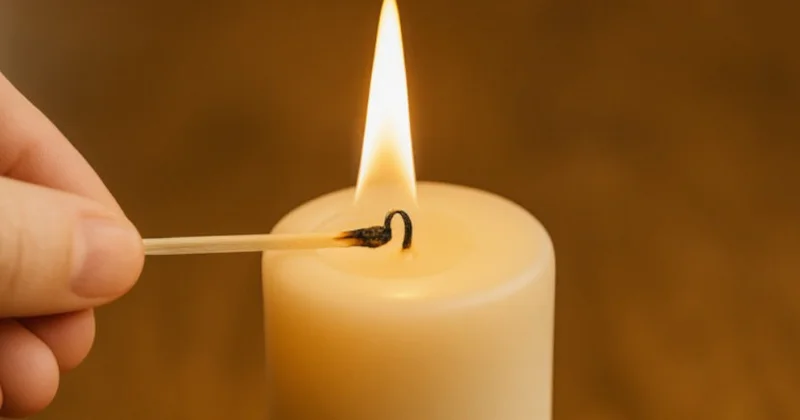 Evdə şam yandıranların nəzərinə