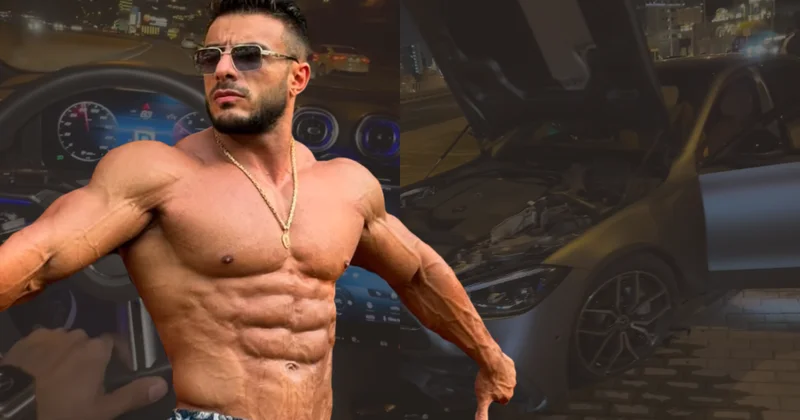 Fitnes məşqçisi sükan arxasında video çəkmək istədi, qəza törətdi VİDEO