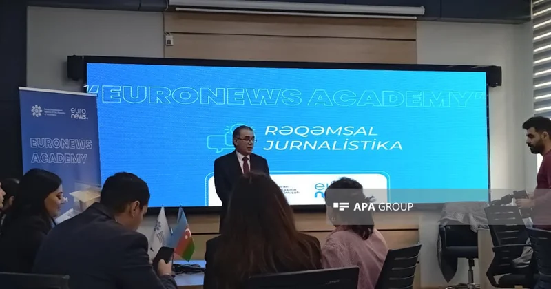 “Euronews Academy” layihəsinin növbəti təlim proqramı başlayıb FOTO