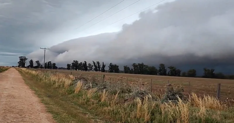 Güclü fırtına argentinalıları qorxuya saldı ANBAAN VİDEO