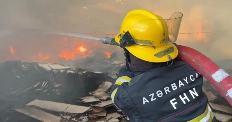 Qəbələnin Nic qəsəbəsində baş verən yanğın söndürülüb