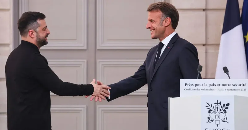 Zelenski və Makron Ukrayna ilə bağlı strateji müqavilə imzaladılar