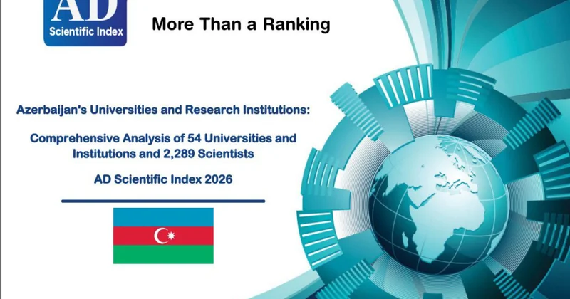 Texnologiya Universiteti AD Scientific Index 2026 reytinqində ölkə üçüncüsü olub