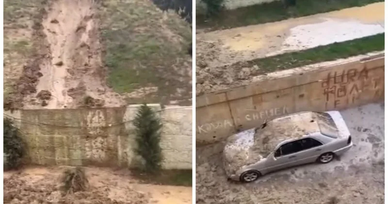 Əhmədli qəsəbəsində baş verən sürüşmə təhlil edilib