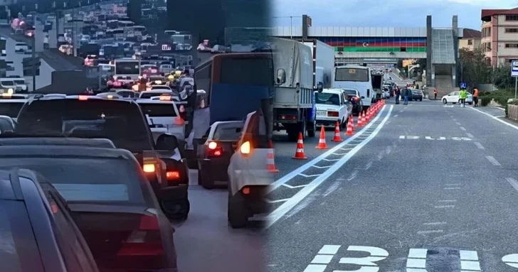 Новая автобусная полоса на дороге Баку Сумгайыт вызывает недовольство водителей