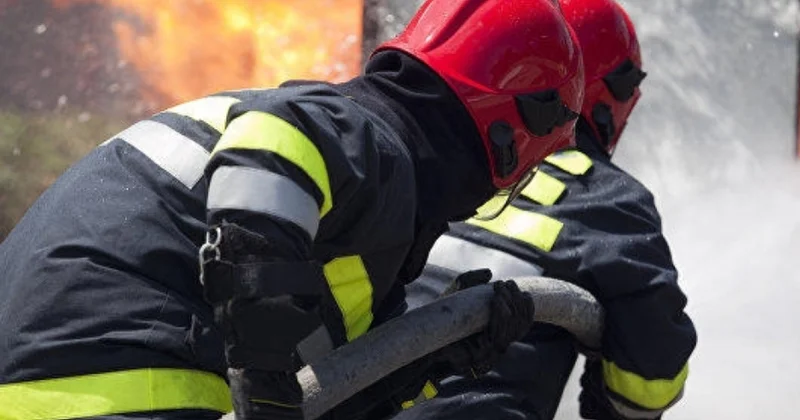 Şəkidə yanmış evdən meyit tapıldı