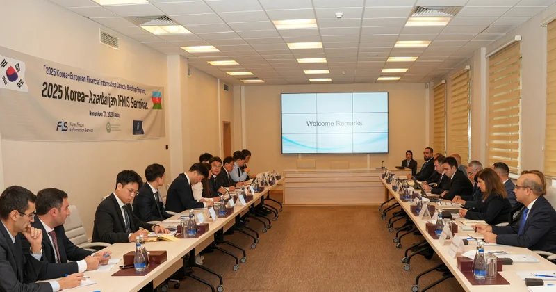 Azərbaycan və Koreya arasında İnteqrəolunmuş Maliyyə İdarəetmə Sistemi üzrə seminar keçirilib