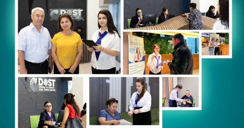 On bir ayda DOST mərkəzlərində 811 min vətəndaşa xidmət göstərilib