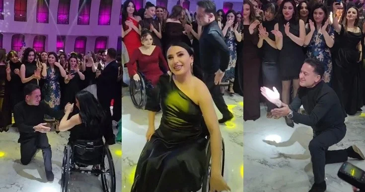 Murad Dadaşovun xanım əməkdaşları ilə maraqlı rəqsi... Video