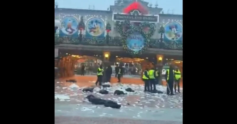 Парижский Диснейленд завален отходами из за забастовки Minval Politika