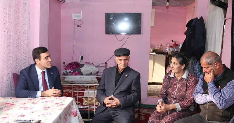 Anar Məmmədov Tərtərdə şəhid ailəsini ziyarət etdi Fotolar