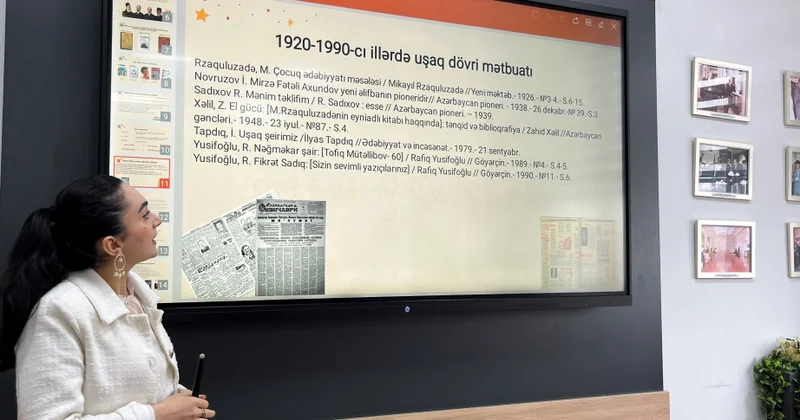 BDU da uşaq publisistikasına dair sənəd axınının elmmetrik təhlilləri aparılır