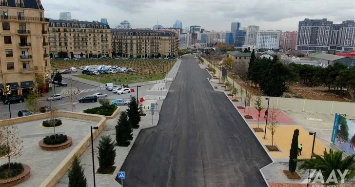 От Хагани Рустамова до Бабека: завершается масштабная реконструкция улицы в Баку