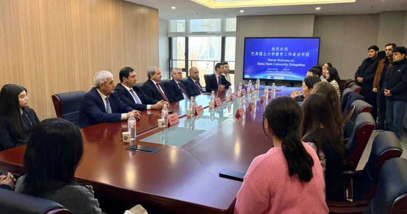 Çinin Anhui Universitetində təhsil alan azərbaycanlı tələbələrlə görüş keçirilib