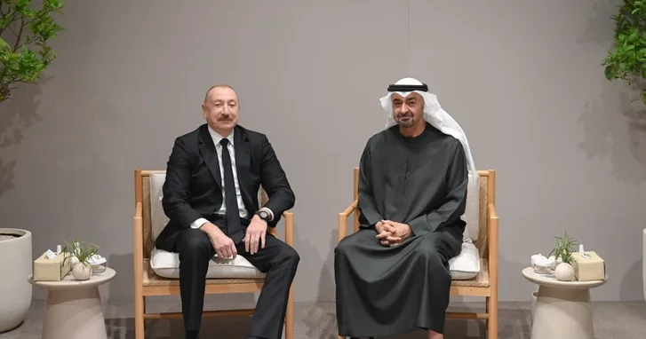 В Абу Даби состоялась встреча Ильхама Алиева с президентом ОАЭ