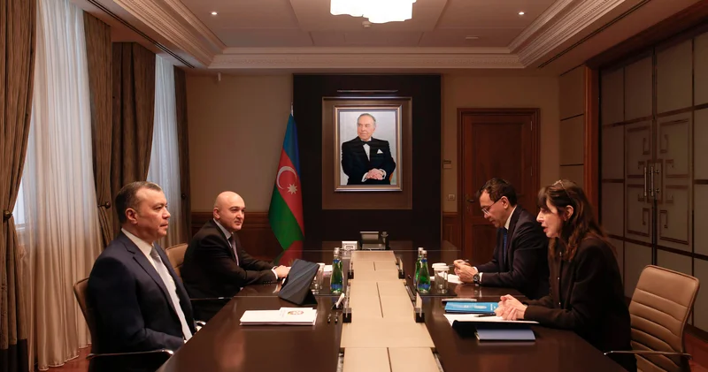 Maliyyə naziri Sahil Babayev BMT nin Azərbaycandakı rezident əlaqələndiricisi ilə görüşüb