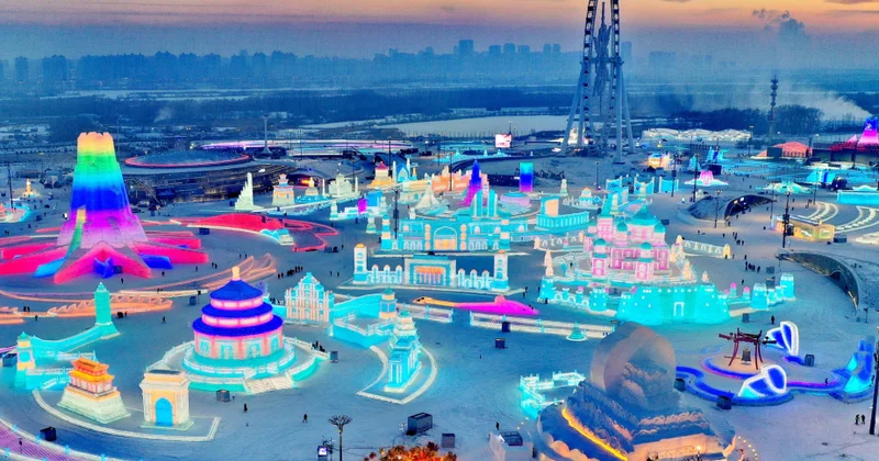 Çində dünyanın ən böyük buz və qar sərgisi başlayıb