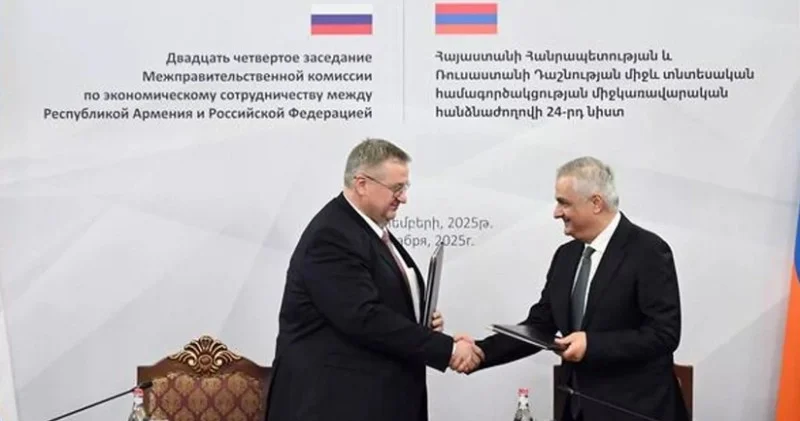 Ermənistan və Rusiya arasında bir sıra ikitərəfli sənədlər imzalanıb