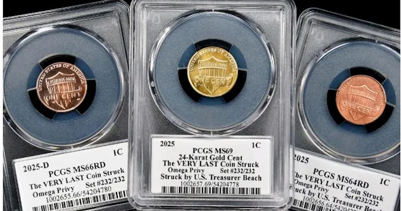 ABŞ nin son sentləri 16,7 milyon dollara satıldı